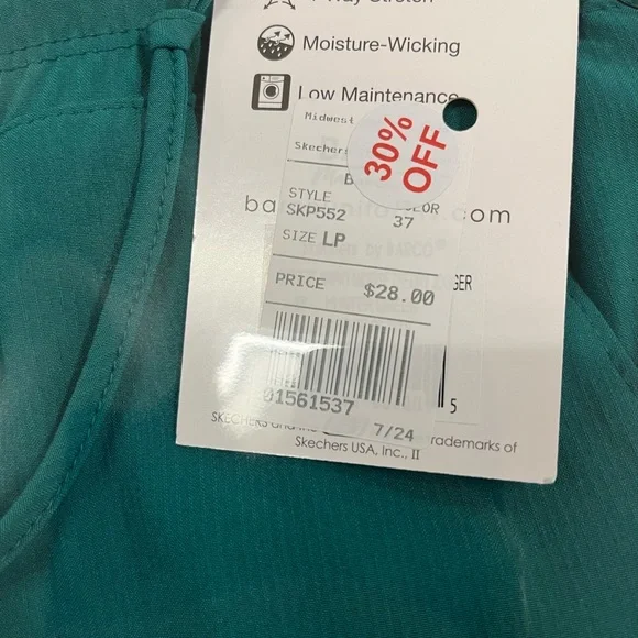 NWT Sketchers Hunter Green Jogger Scrub Pants Multi Sizes - Picture 5 of 13